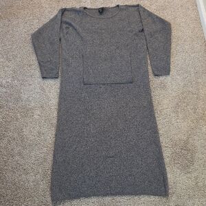 Eileen Fisher Gray Long Sleeve Dress
